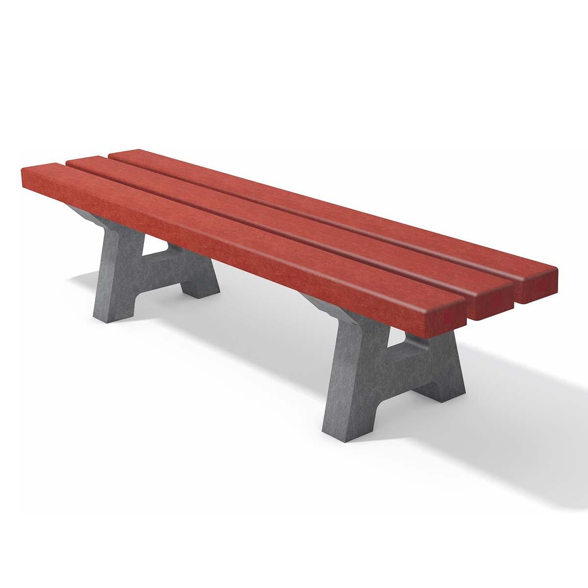 Kinderbank CANETTI aus Recycling-Kunststoff, ohne Rückenlehne, Breite 1500 mm, 3-Sitzer Kinderbank Produktbild Kinderbank CANETTI aus Recycling-Kunststoff, ohne Rückenlehne, Breite 1500 mm, 3-Sitzer