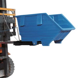 Kippbehälter aus Polyethylen (PE) mit Gabeltaschen, Volumen 500 l