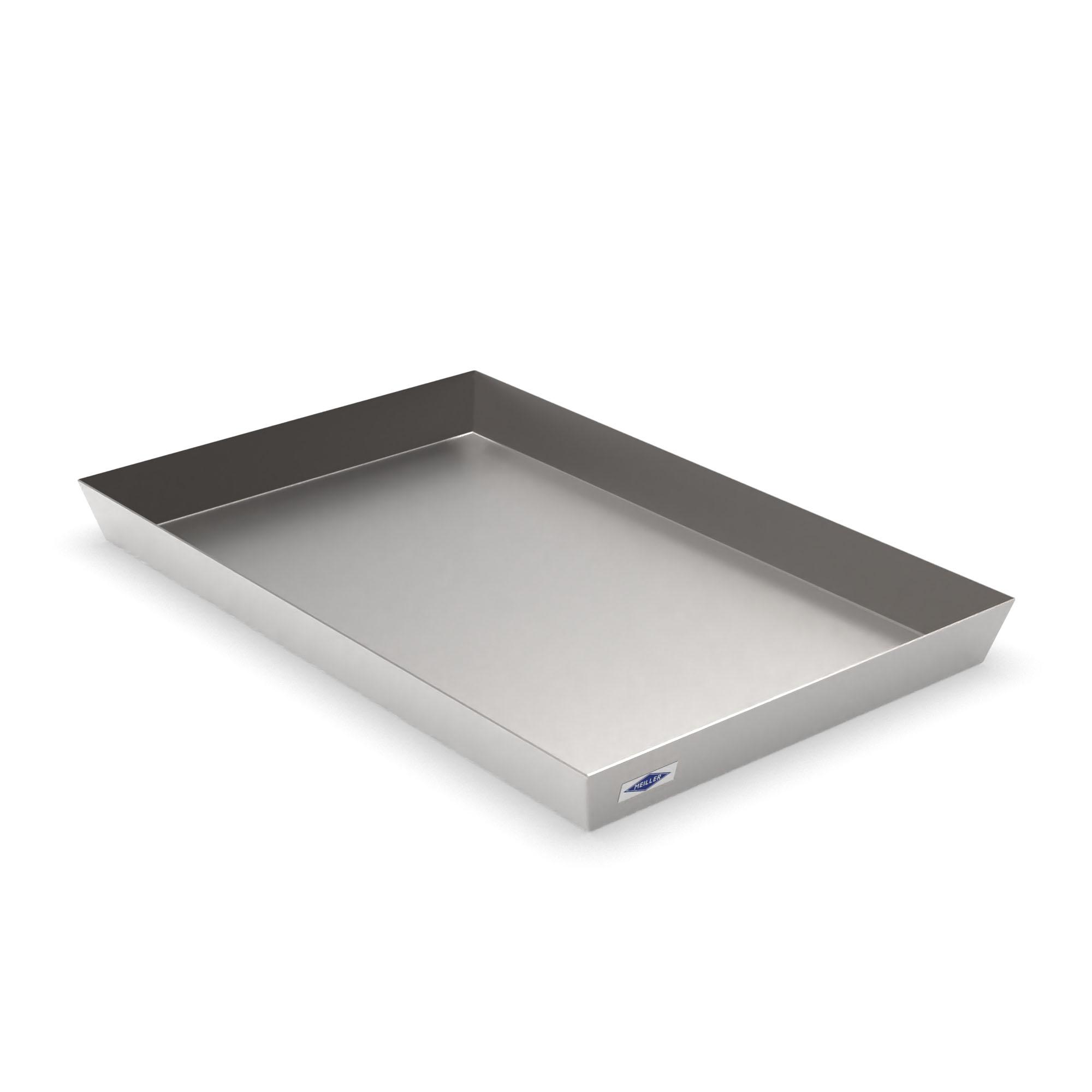 Kleingebindewanne hazSAFE aus Edelstahl, Auffangvolumen 75 l