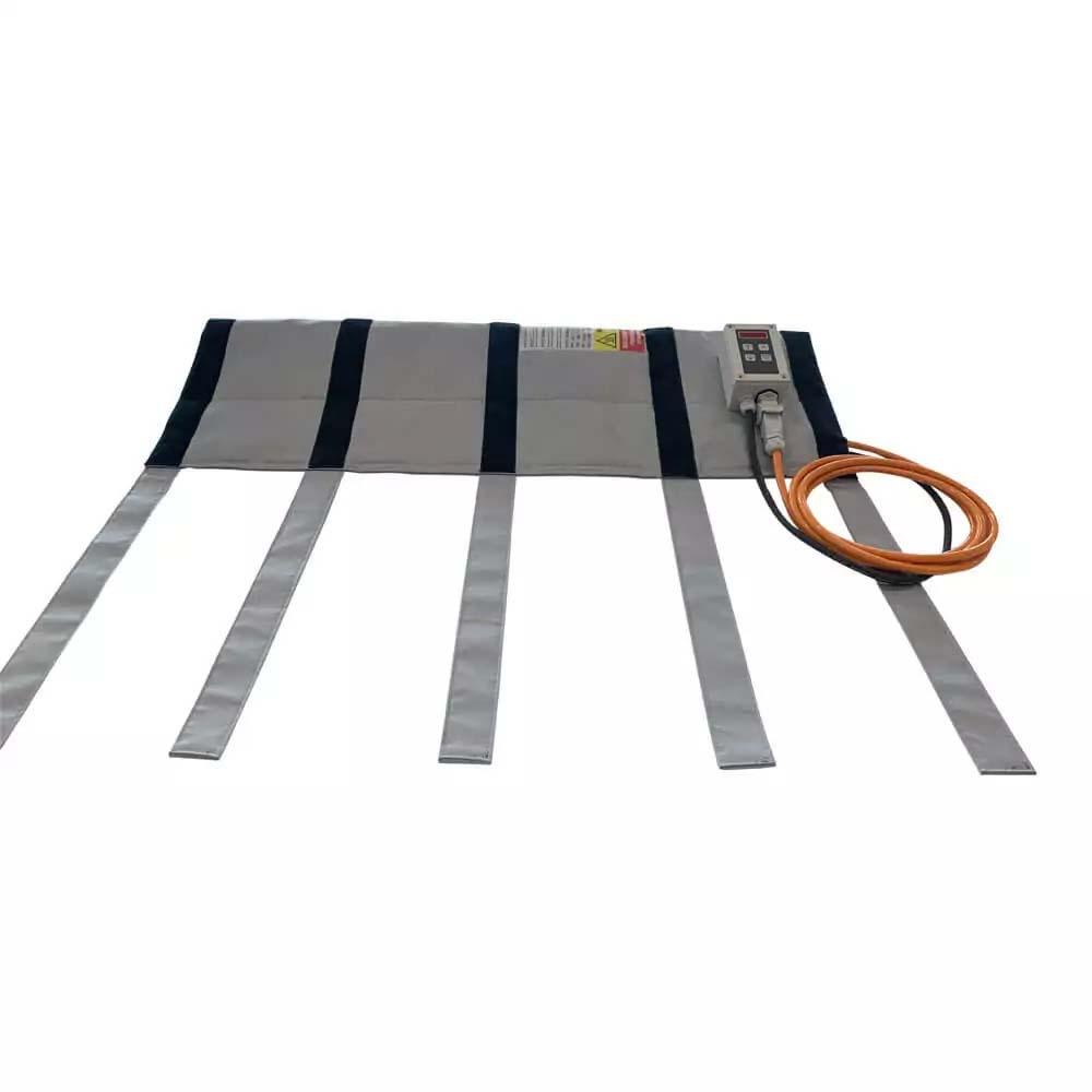 Kabelheizmantel für 120V Hochspannungskabel Ø60-160mm, mit PT100-Sensor, 3m Kabel mit Harting-Stecker für Regler, L 1000mm