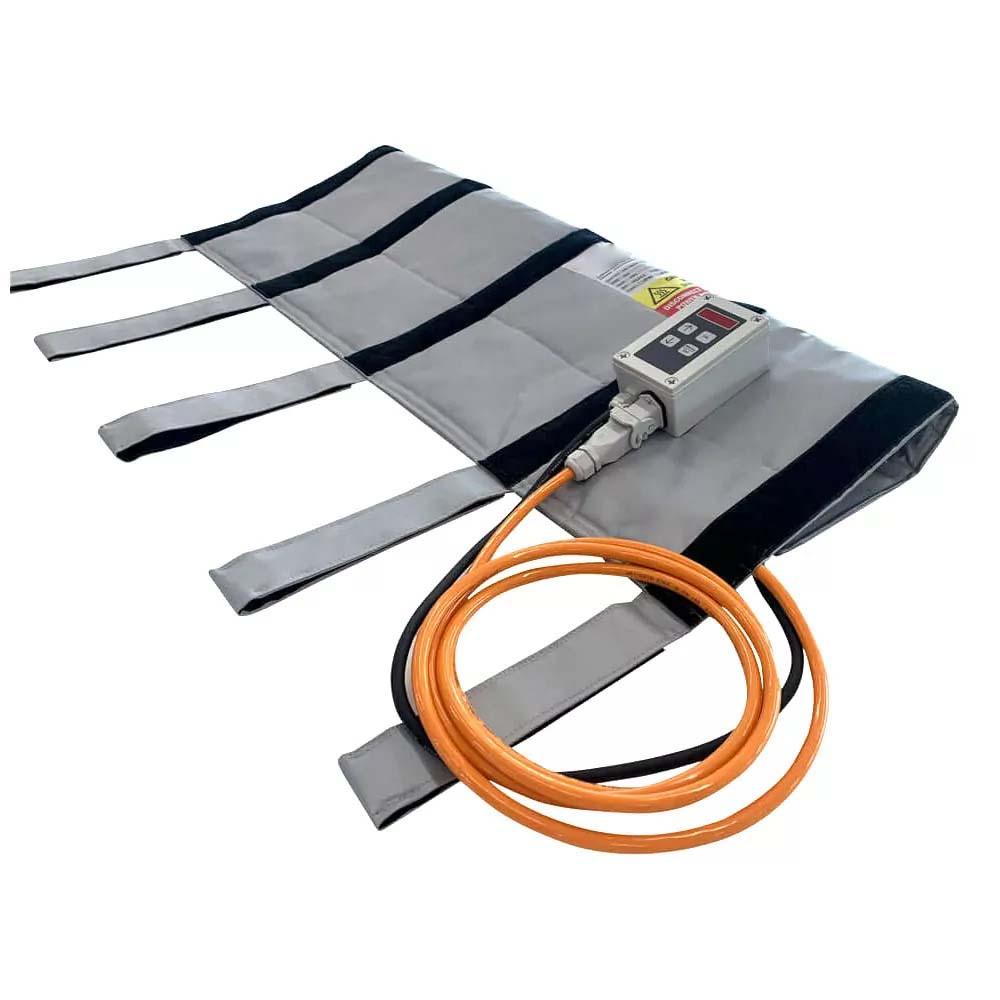 Kabelheizmantel für 120V Hochspannungskabel Ø60-160mm, mit PT100-Sensor, 3m Kabel mit Harting-Stecker für Regler, L 1000mm