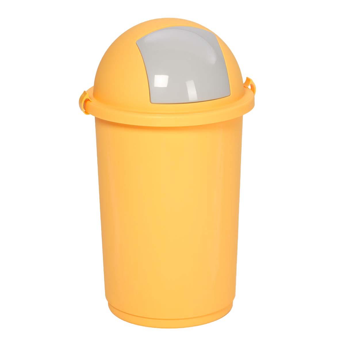 Abfallbehälter aus Kunststoff, Volumen 50 l, flüssigkeitsdicht, mit Einwurfklappe