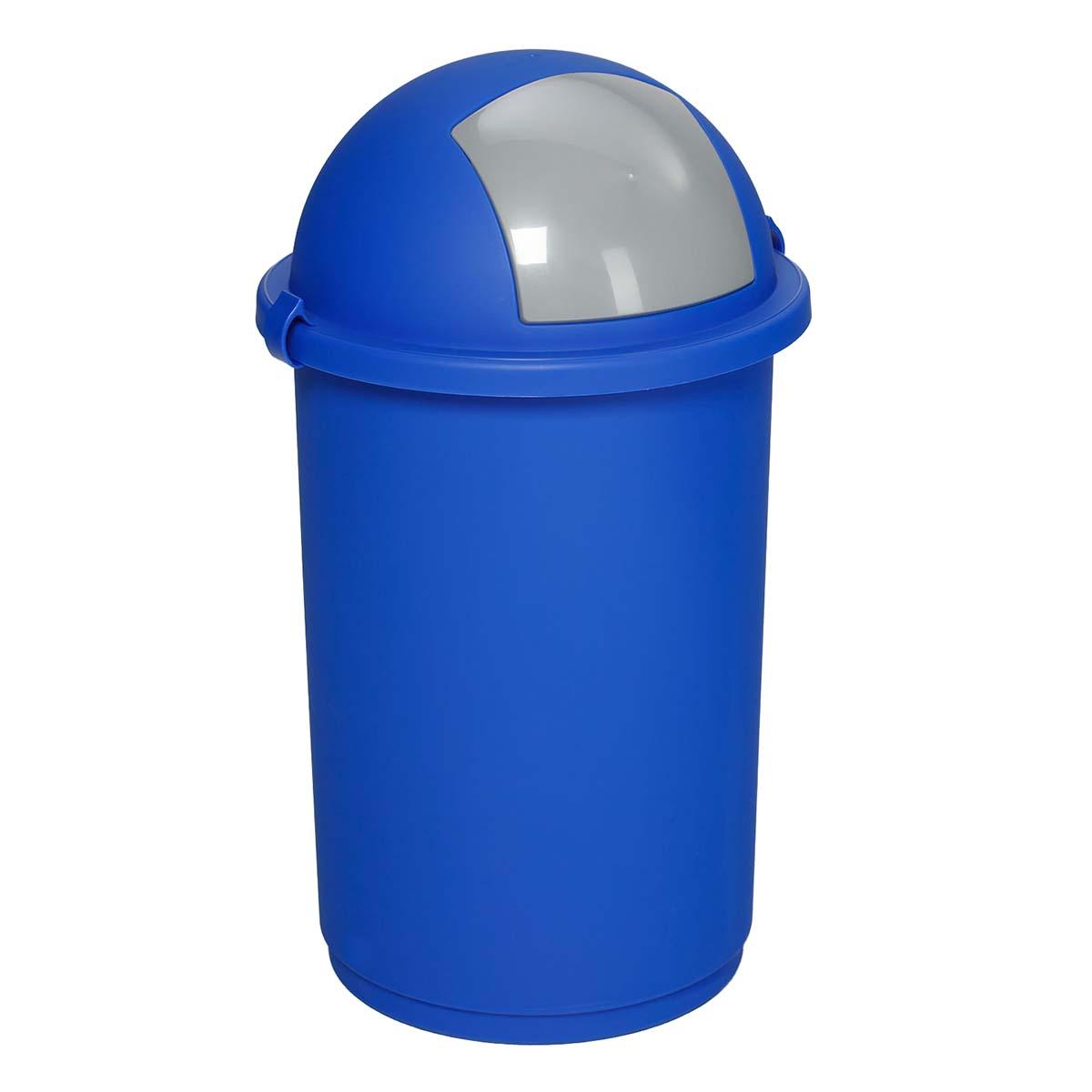 Abfallbehälter aus Kunststoff, Volumen 50 l, flüssigkeitsdicht, mit Einwurfklappe