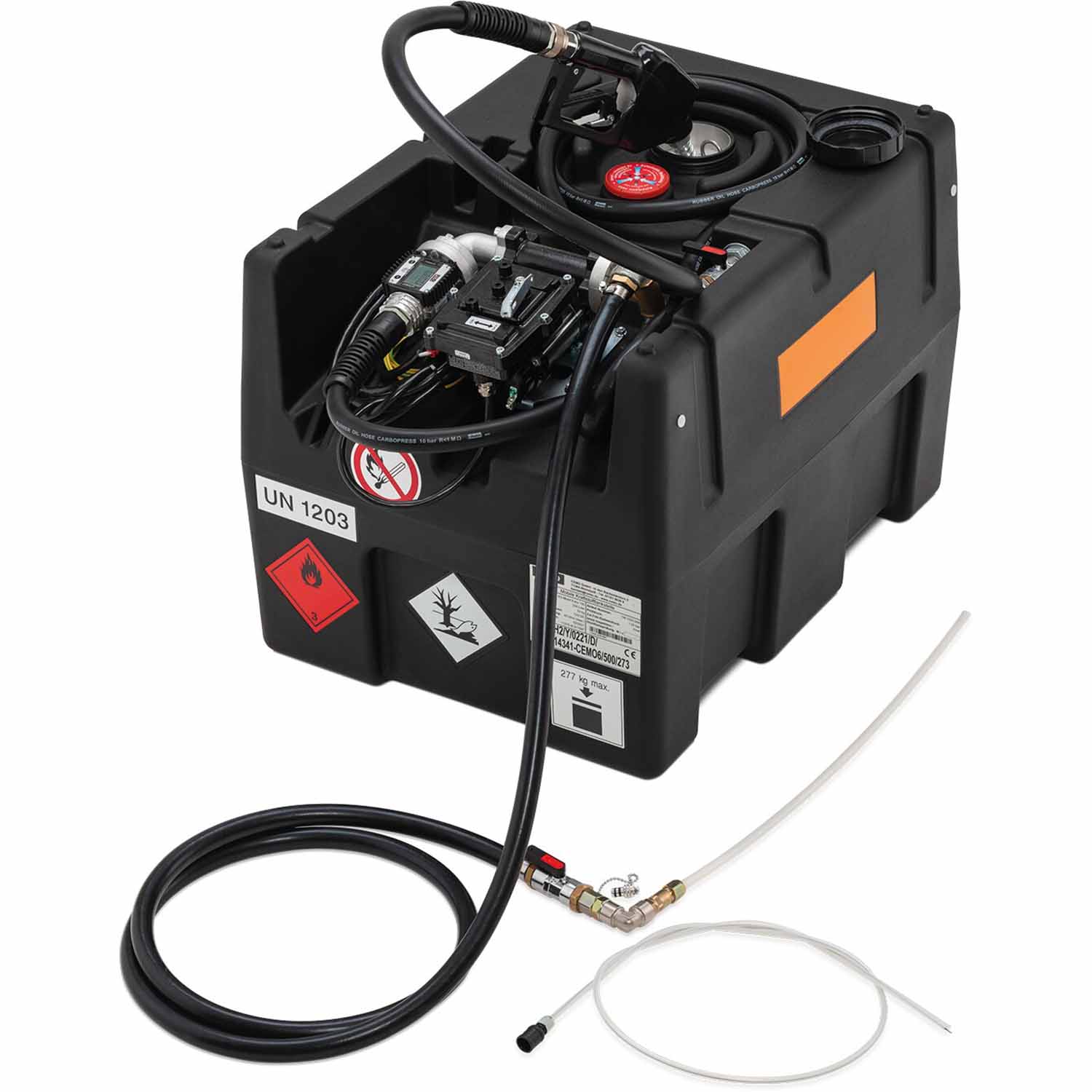 Absauggerät für Kraftstoffe, 2-Takt-Mix und Diesel, 190 l, 800 x 600 x 590 mm