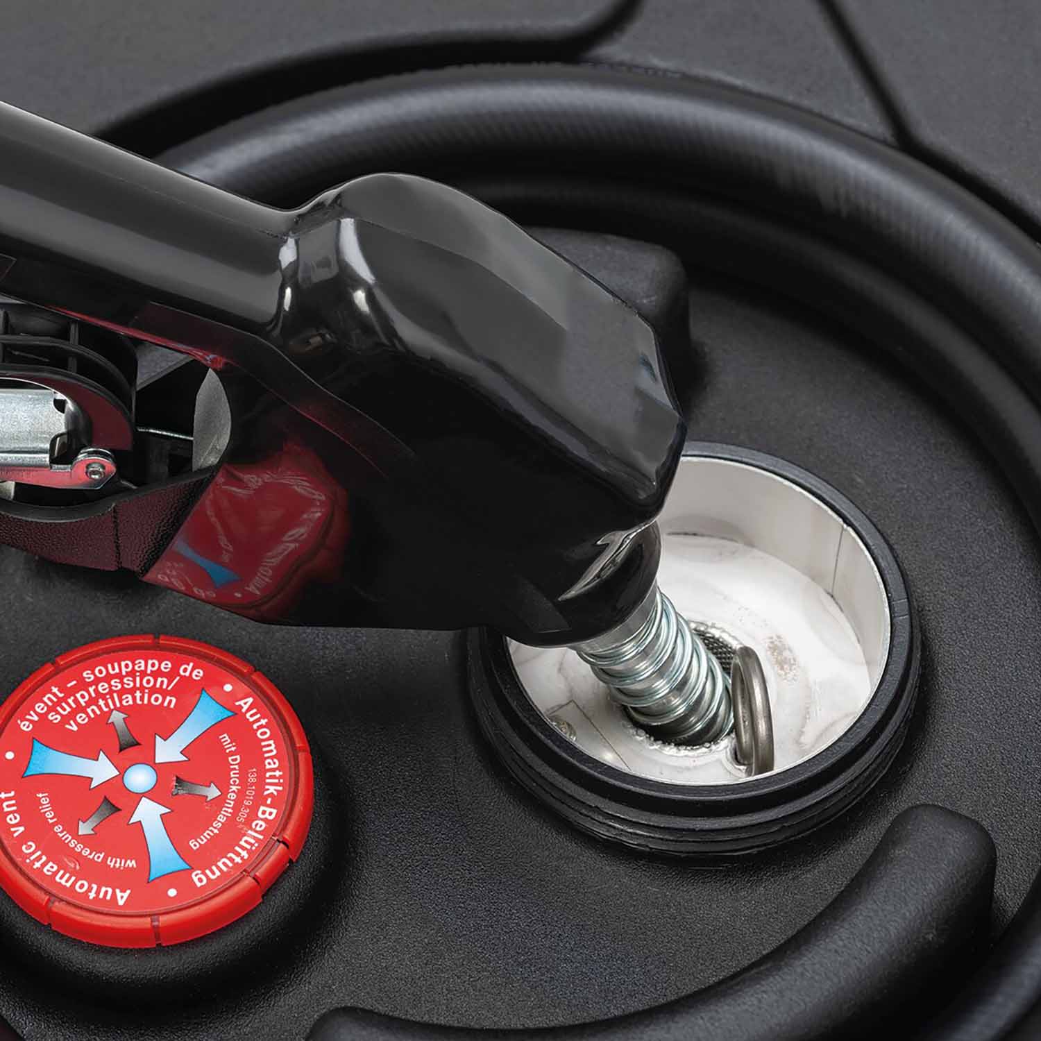 Absauggerät für Kraftstoffe, 2-Takt-Mix und Diesel, 190 l, 800 x 600 x 590 mm