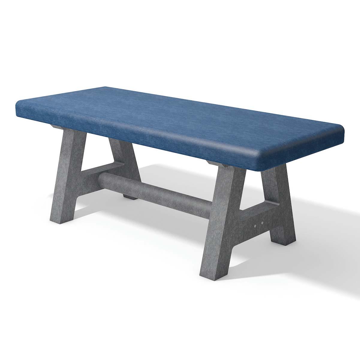 Kindertisch CANETTI aus Recycling-Kunststoff, geschlossene Tischplatte, Breite 1500 mm