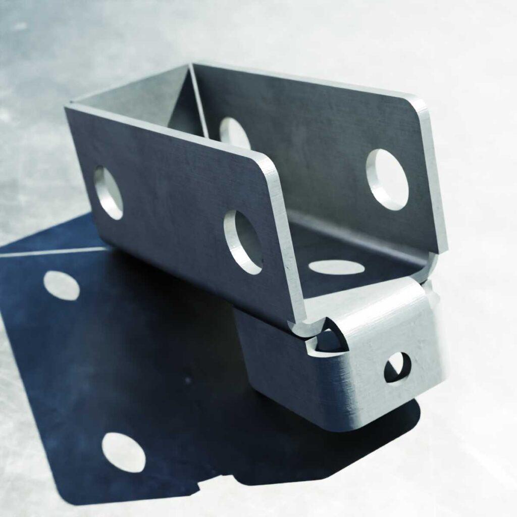 Kantteil Biegeteil CNC-Abkanten Laserschneiden