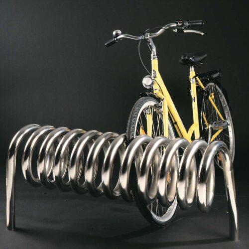 Spiralparker für Fahrräder, bis zu 5 Radstände, einseitig oder doppelseitig