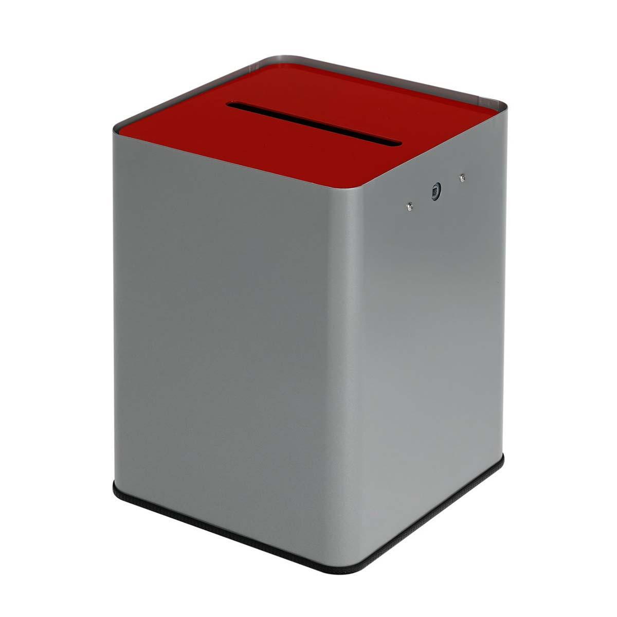 Papiersammler für DIN A4 aus Stahl, DSGVO-konform