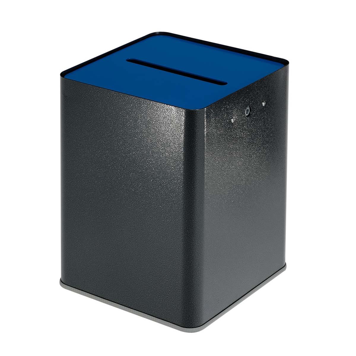 Papiersammler für DIN A4 aus Stahl, DSGVO-konform