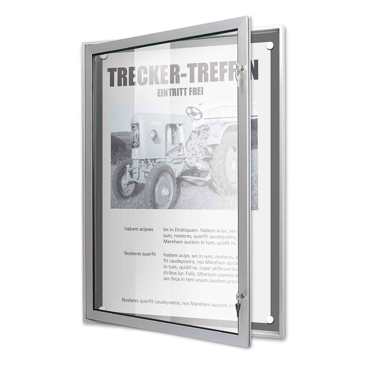 Vitrine Cadre Clipsable Nobo - Aluminium - écran Anti-reflect - PVC - 8