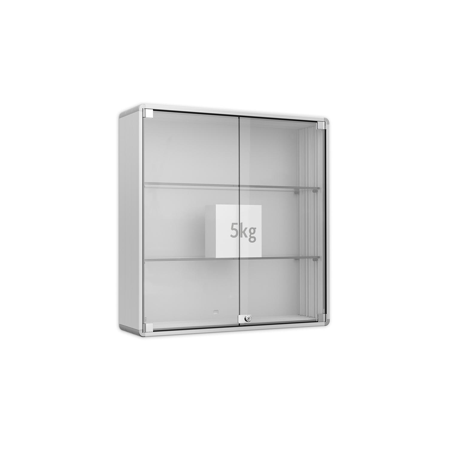 Drehtür-Vitrine SHOPPY ROTATE aus Aluminiumprofilen