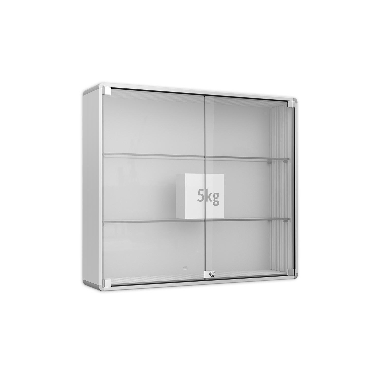 Drehtür-Vitrine SHOPPY ROTATE aus Aluminiumprofilen