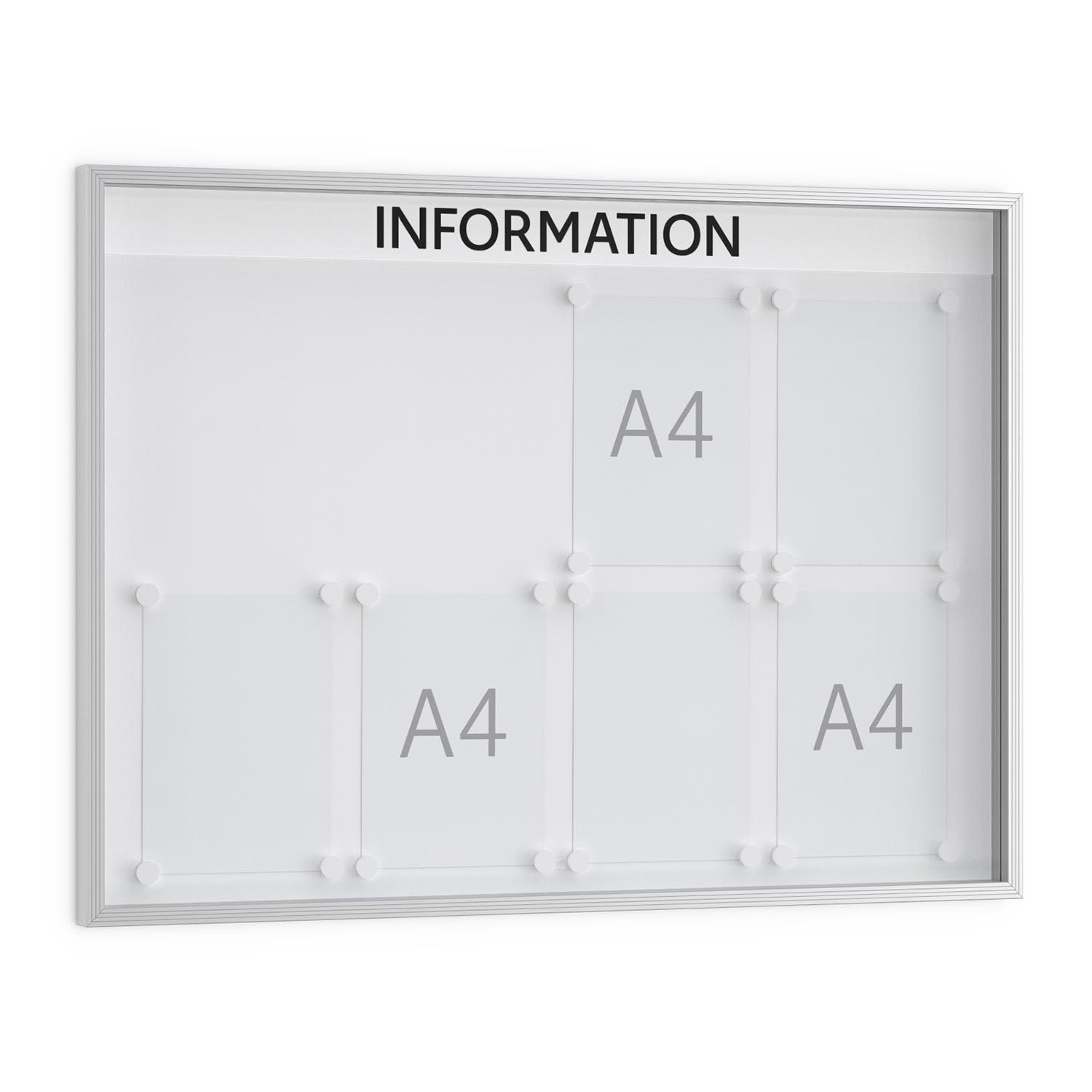 Infotafel STAR aus Aluminium, magnethaftend