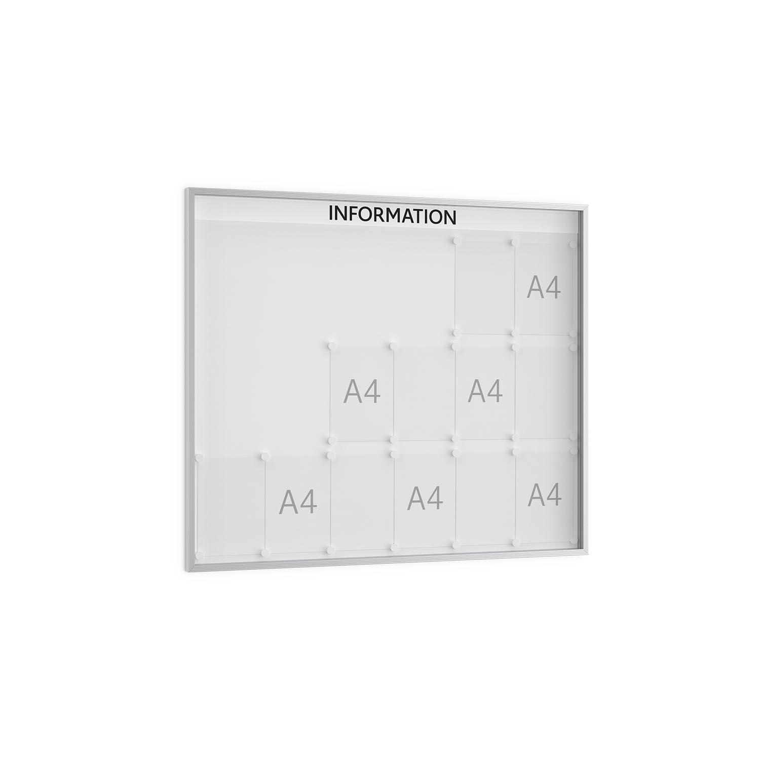 Infotafel STAR aus Aluminium, magnethaftend