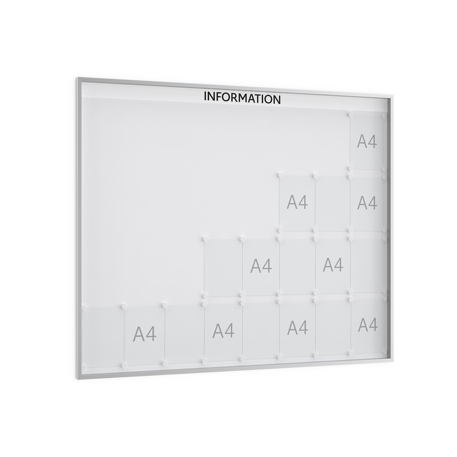 Infotafel STAR aus Aluminium, magnethaftend