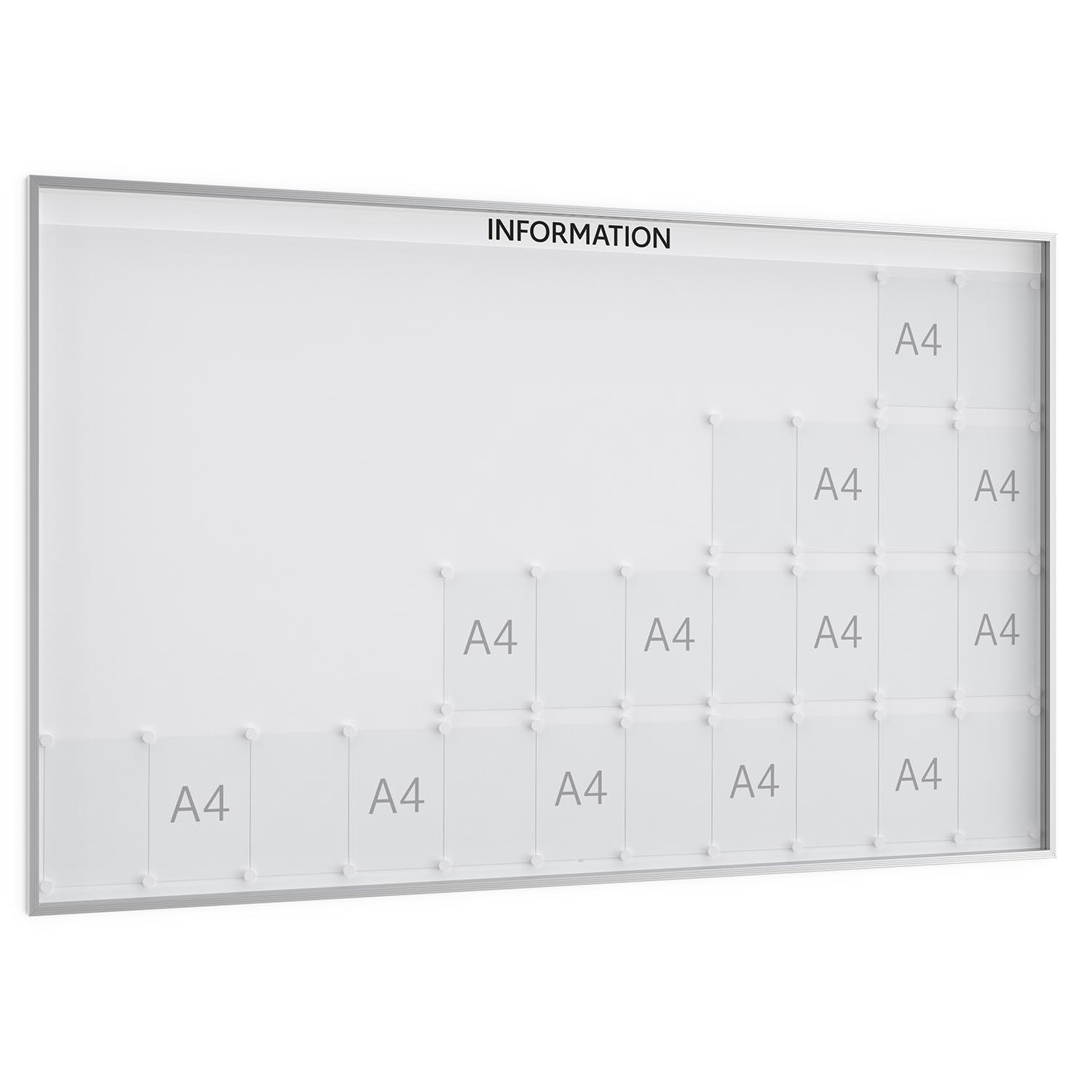 Infotafel STAR aus Aluminium, magnethaftend