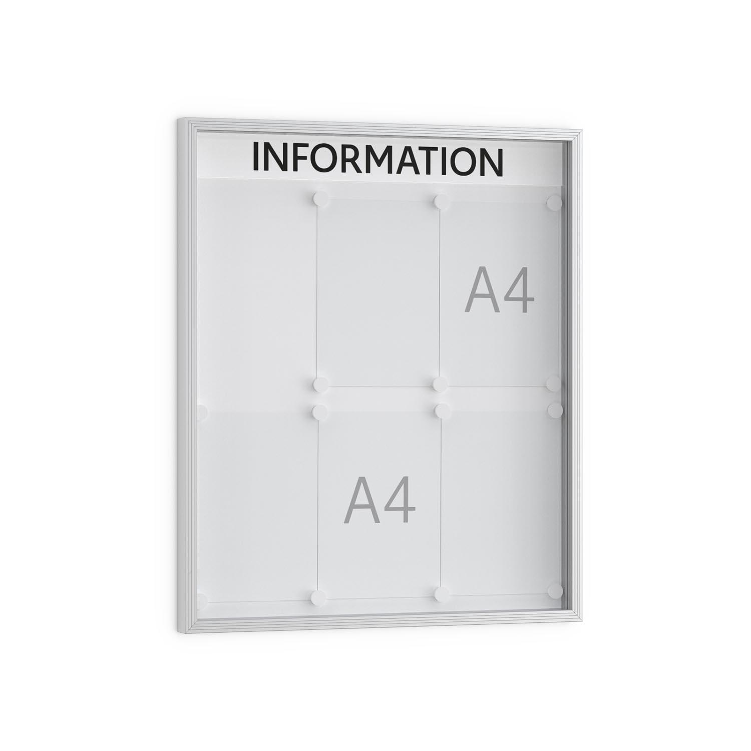 Infotafel STAR aus Aluminium, magnethaftend