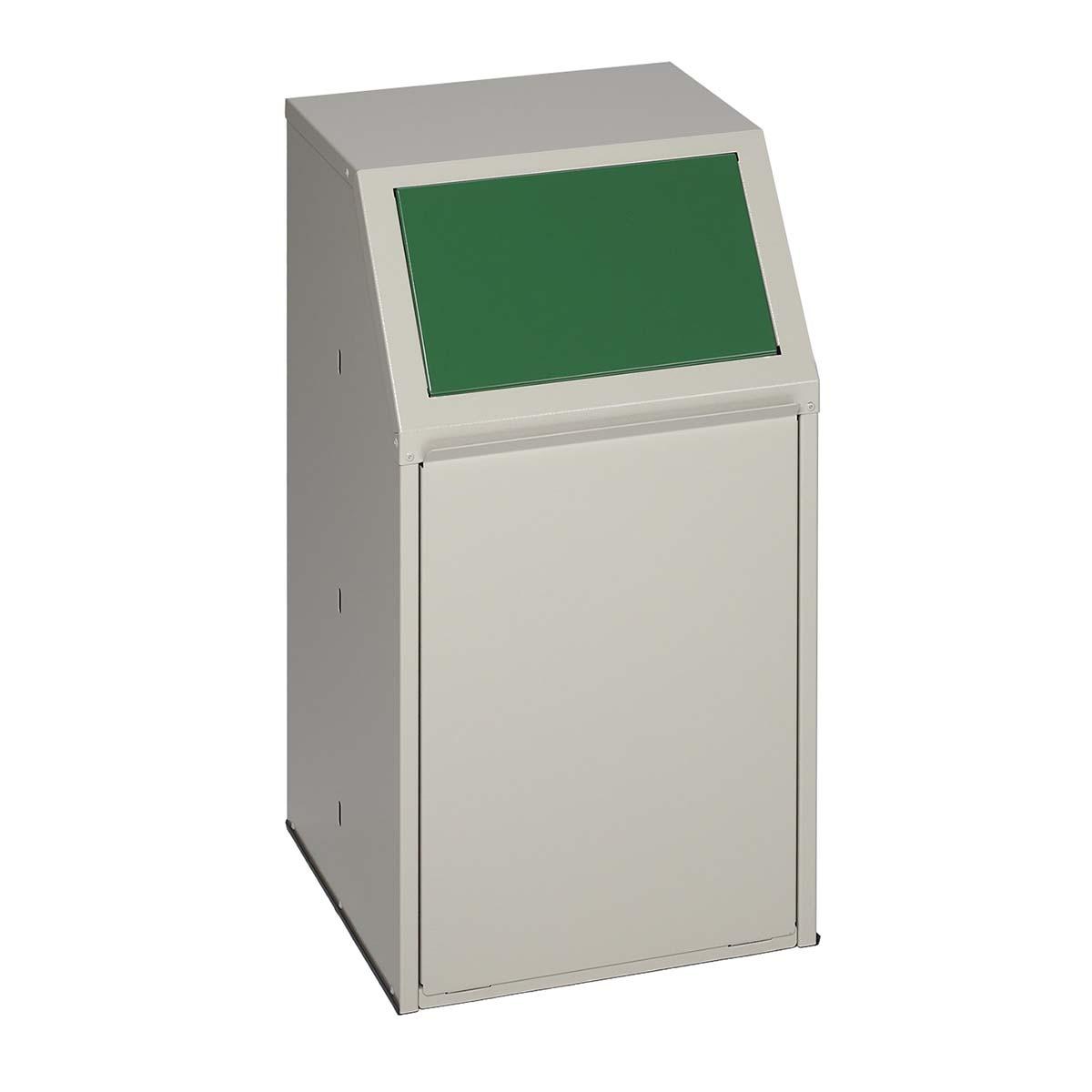 Wertstoffsammelbehälter aus Stahl, Volumen 39 l, GS-geprüft Wertstoffsammler Produktbild Wertstoffsammelbehälter aus Stahl, Volumen 39 l, GS-geprüft