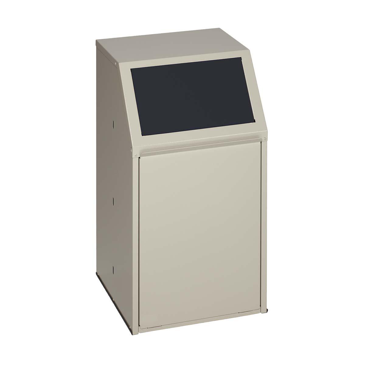 Wertstoffsammelbehälter aus Stahl, Volumen 39 l, GS-geprüft Wertstoffsammler Produktbild Wertstoffsammelbehälter aus Stahl, Volumen 39 l, GS-geprüft