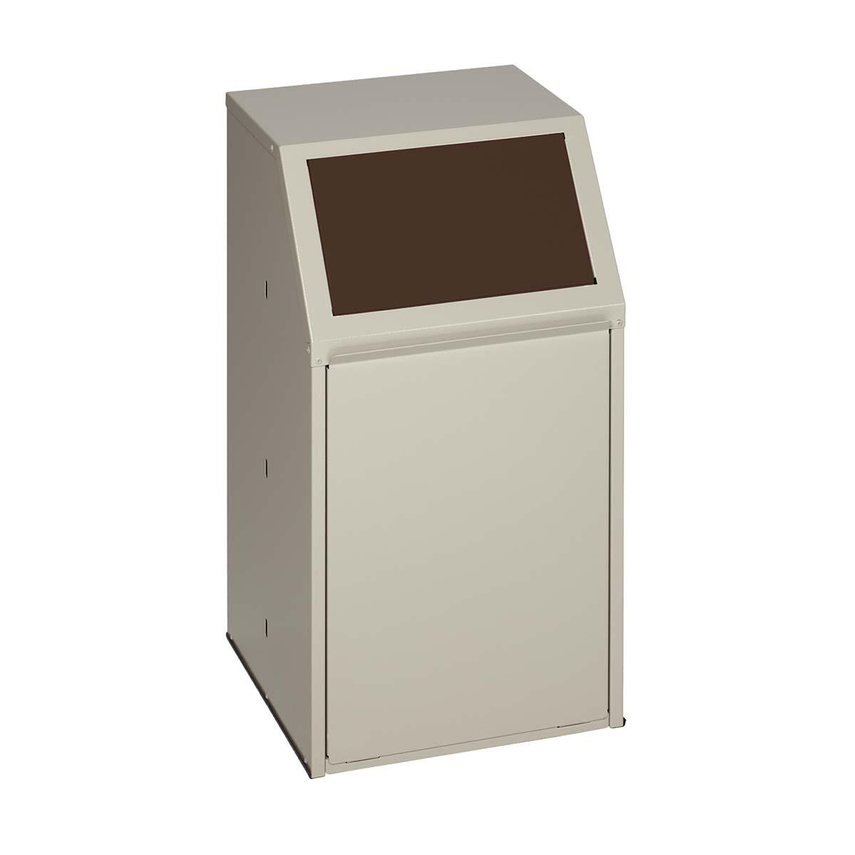 Wertstoffsammelbehälter aus Stahl, Volumen 39 l, GS-geprüft Wertstoffsammler Produktbild Wertstoffsammelbehälter aus Stahl, Volumen 39 l, GS-geprüft