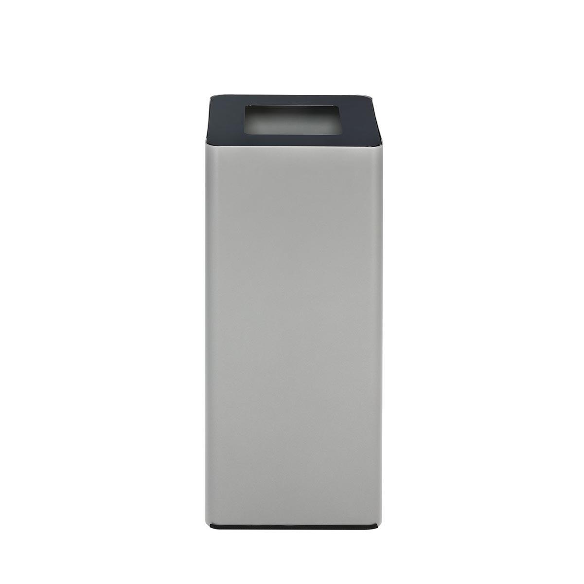 Wertstoffsammelbehälter aus Stahl, Volumen 81 l, abnehmbarer Aufsatz mit Einwurföffnung Wertstoffsammler Produktbild Wertstoffsammelbehälter aus Stahl, Volumen 81 l, abnehmbarer Aufsatz mit Einwurföffnung