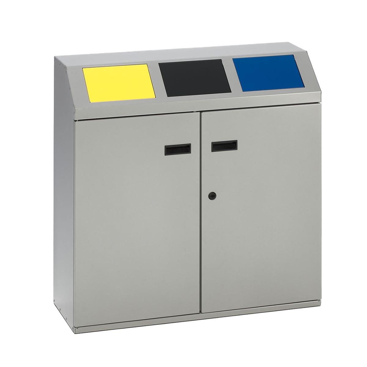 Wertstoffsortierstation, Volumen 3 x 48 l, GS-geprüft